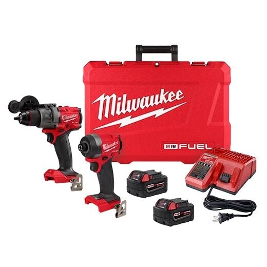 Milwaukee M18 Fuel Hammer Drill Driver & Impact Driver 2-Tool Combo Kit