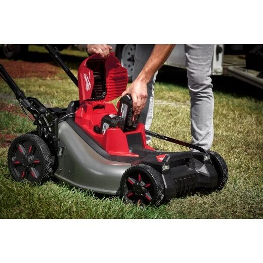 Milwaukee M18 Fuel 21-In Battery Powered Walk Behind Lawn Mower Dual Battery Kit