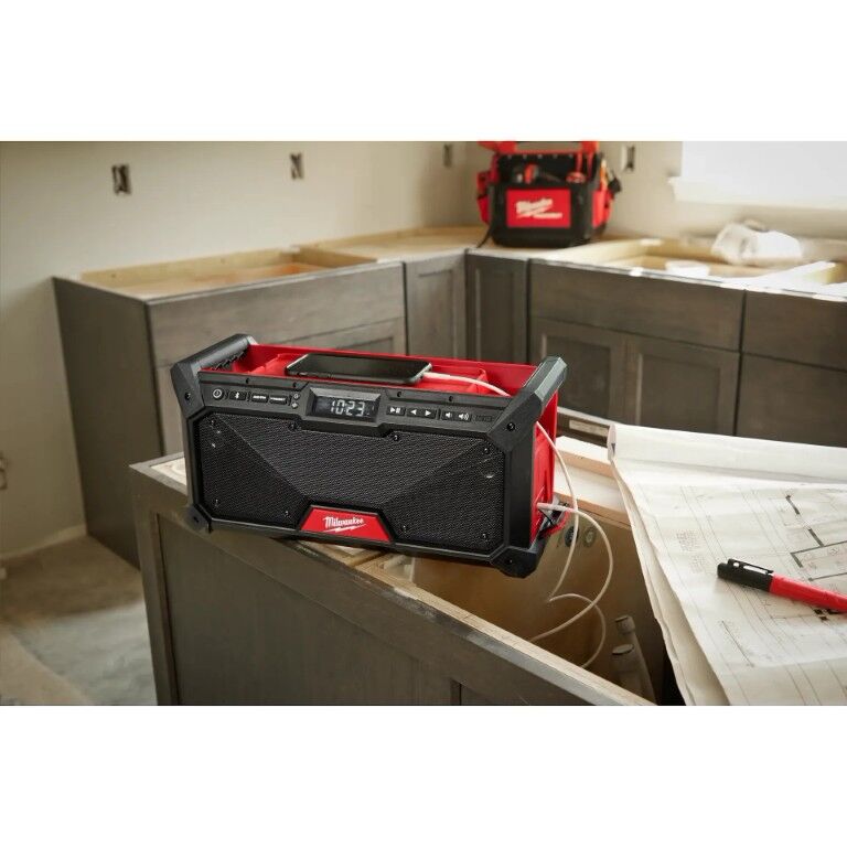 Milwaukee M18 Corded/Cordless Dual-Power Bluetooth Jobsite Radio (Tool Only)