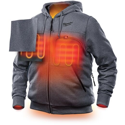 Milwaukee Men's M12 Heat Hoodie Kit