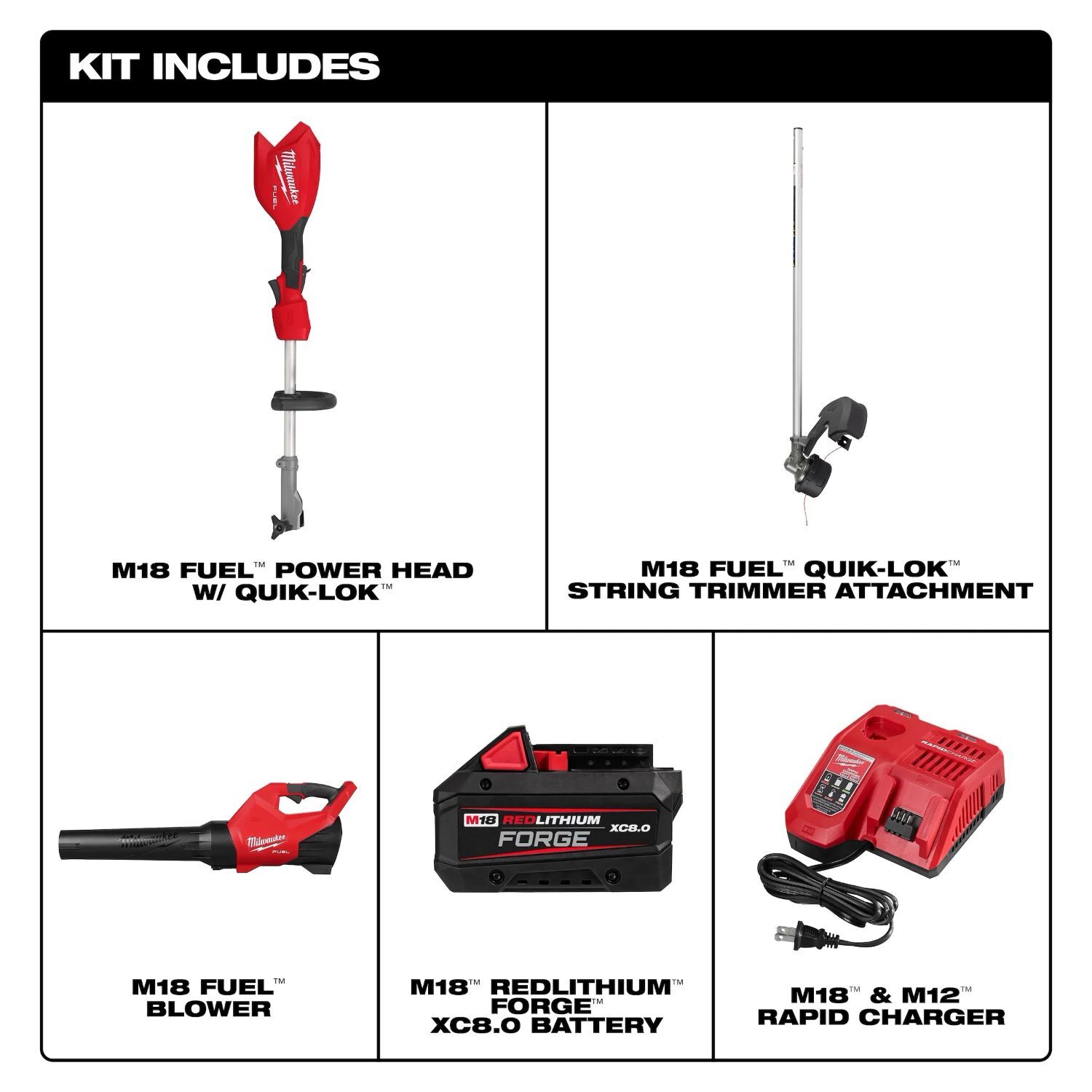 Milwaukee M18 FUEL String Trimmer/Blower Combo Kit