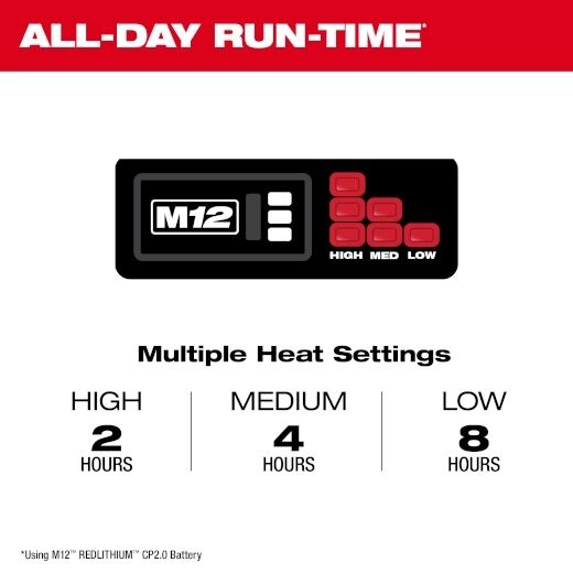Milwaukee Men's M12 Heated Hoodie (Hoodie Only)