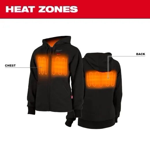 Milwaukee Women's M12 Heated Hoodie in Black