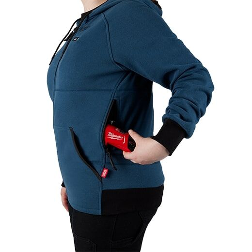 Milwaukee Women's M12 Heated Hoodie in Blue
