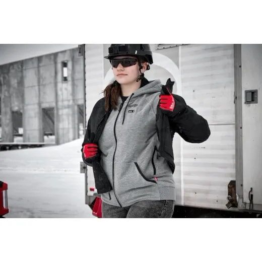 Milwaukee Women's M12 Heated Hoodie in Grey