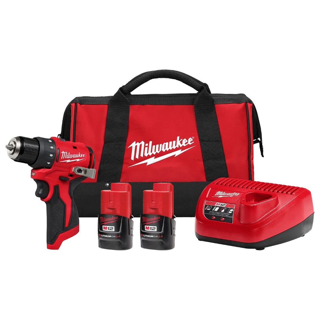 Milwaukee M12 Subcompact Brushless 3/8 in. Drill/Driver Kit