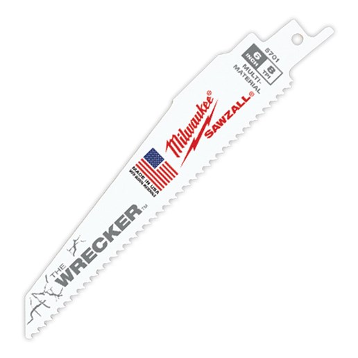 Milwaukee 5-Pack 8 Tpi The Wrecker Sawzall Blades - 6 in
