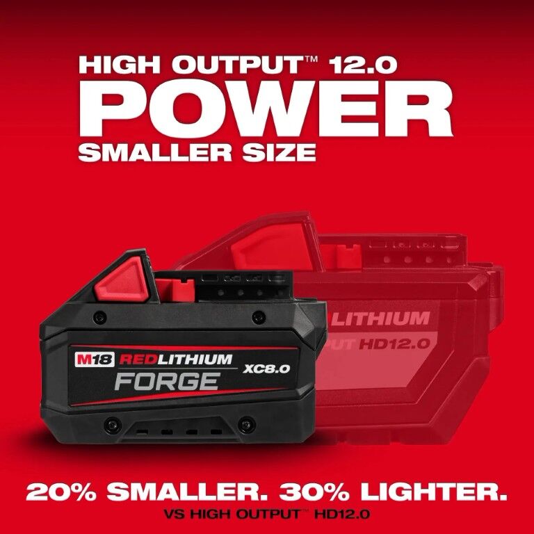 Milwaukee M18 RedLithium Forge XC8.0 Battery 8-Ah