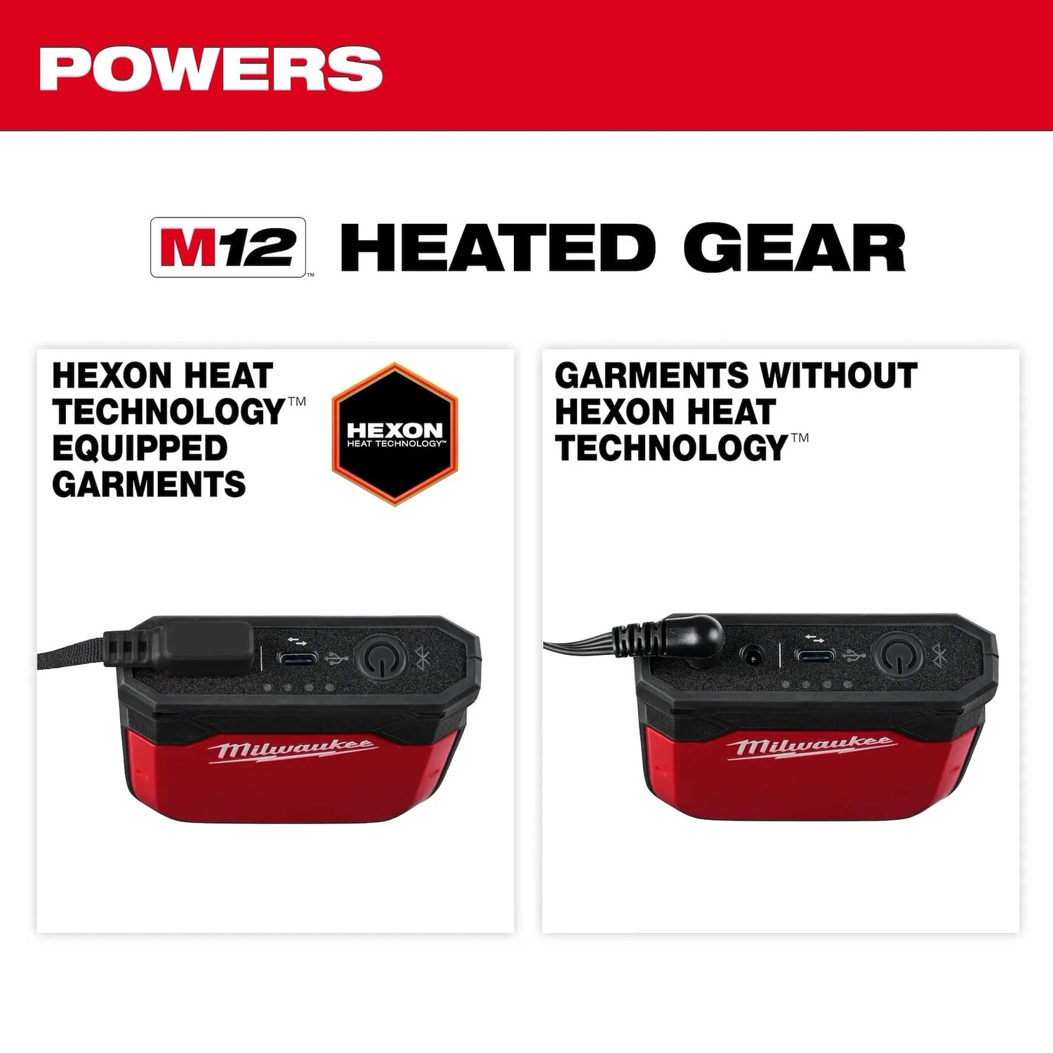 Milwaukee Heated Gear Power Source With App Control