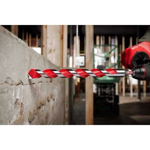 Milwaukee Carbide Hammer Drill Bit with Power Tip, 3/4-In x 4-In x 6-In