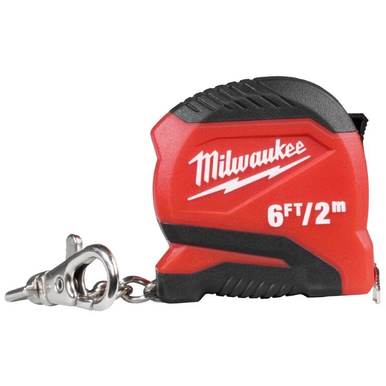 Milwaukee Keychain Tape Measure, 6-Ft