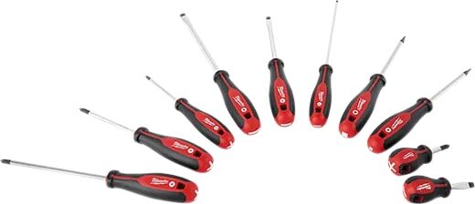 Milwaukee Screwdriver Kit, 10-Piece