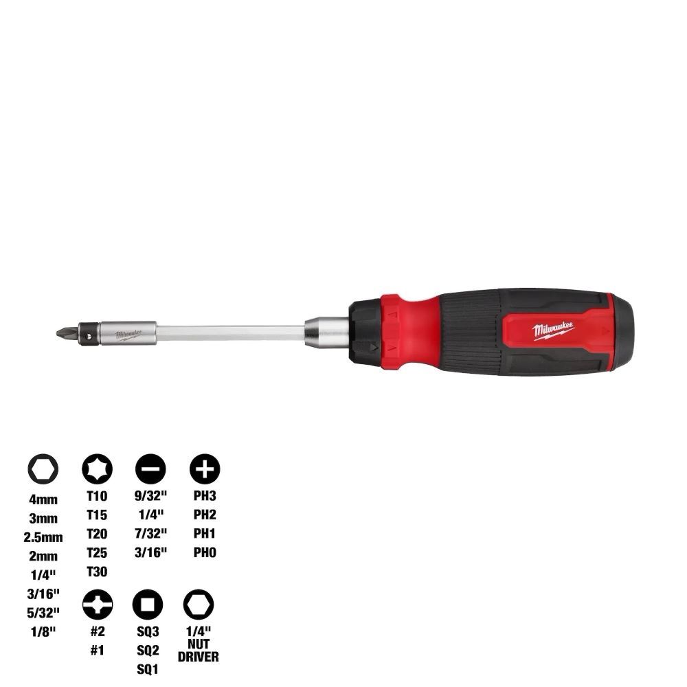 Milwaukee 27-In-1 Ratcheting Multi-Bit Screwdriver