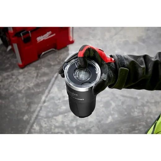 Milwaukee Packout Black Tumbler, 20-Oz