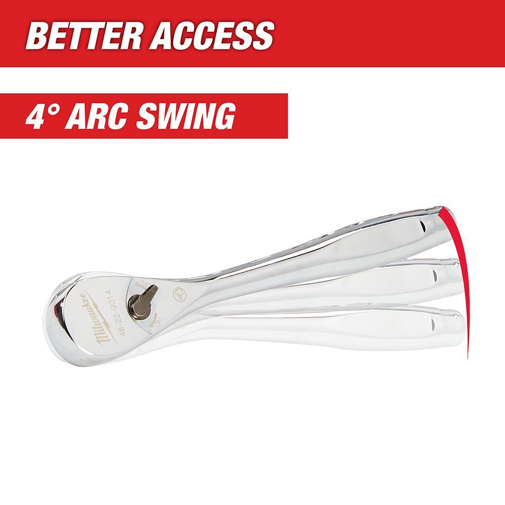 Milwaukee 1/2-In SAE & Metric Socket Wrench Set, 47-Pc