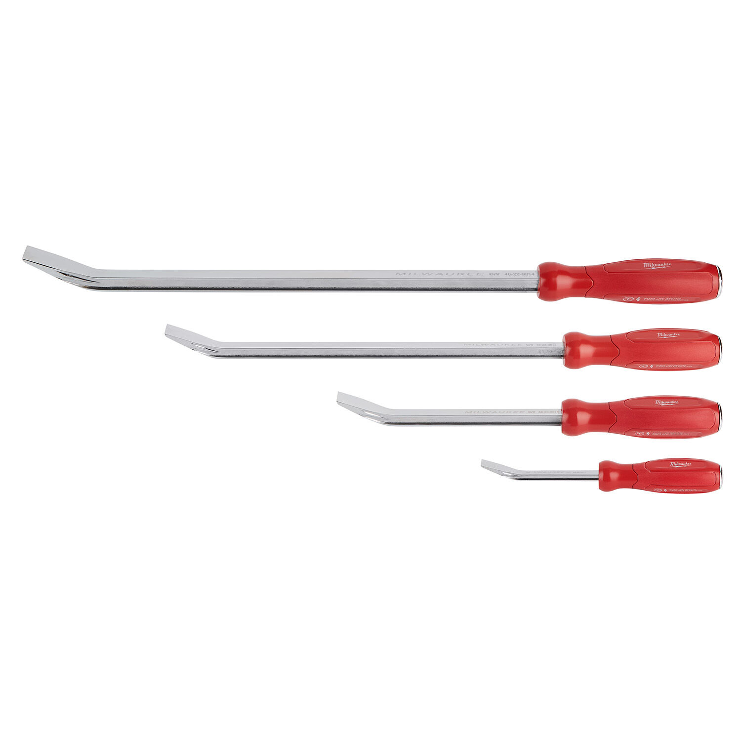 Milwaukee Pry Bar Set, 4 pc.