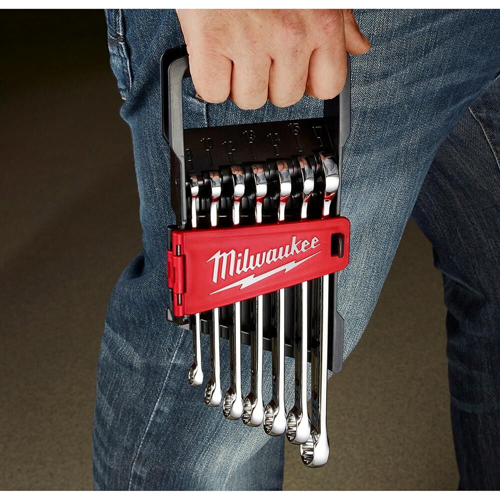 Milwaukee Combination Metric Wrench Set, 7-Pc