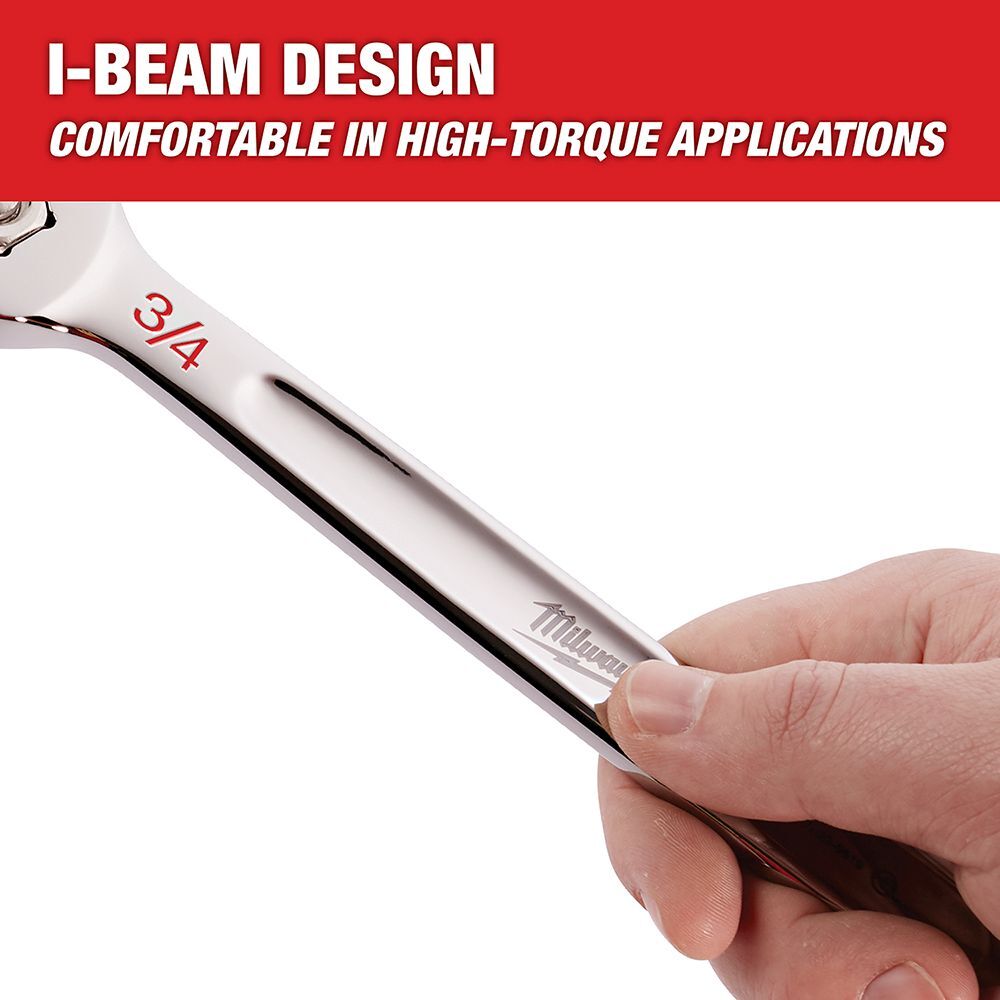 Milwaukee Combination Metric Wrench Set, 15-Pc