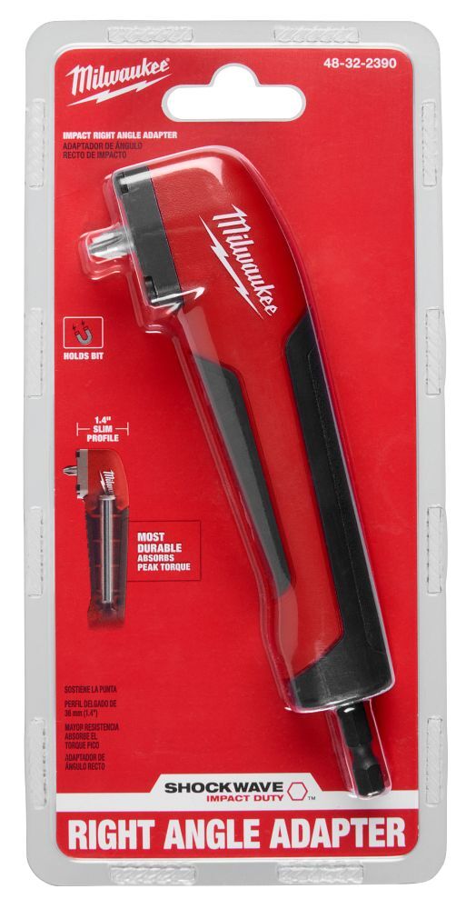 Milwaukee Shockwave Impact Duty Right Angle Adapter