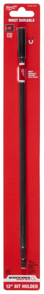 Milwaukee Shockwave Impact Duty Magnetic Bit Holder, 12-In