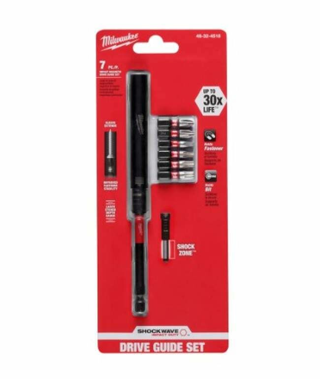 Milwaukee Shockwave Impact Magnetic 7 Piece Drive Guide Set