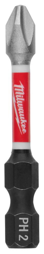 Milwaukee Shockwave Impact #2 Phillips Bit, 2-In, 15-Pc