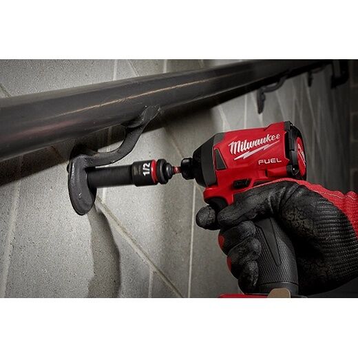 Milwaukee Impact Duty Shank To Socket Adapter Bit, 1/4-In Hex x 3/8-In Drive