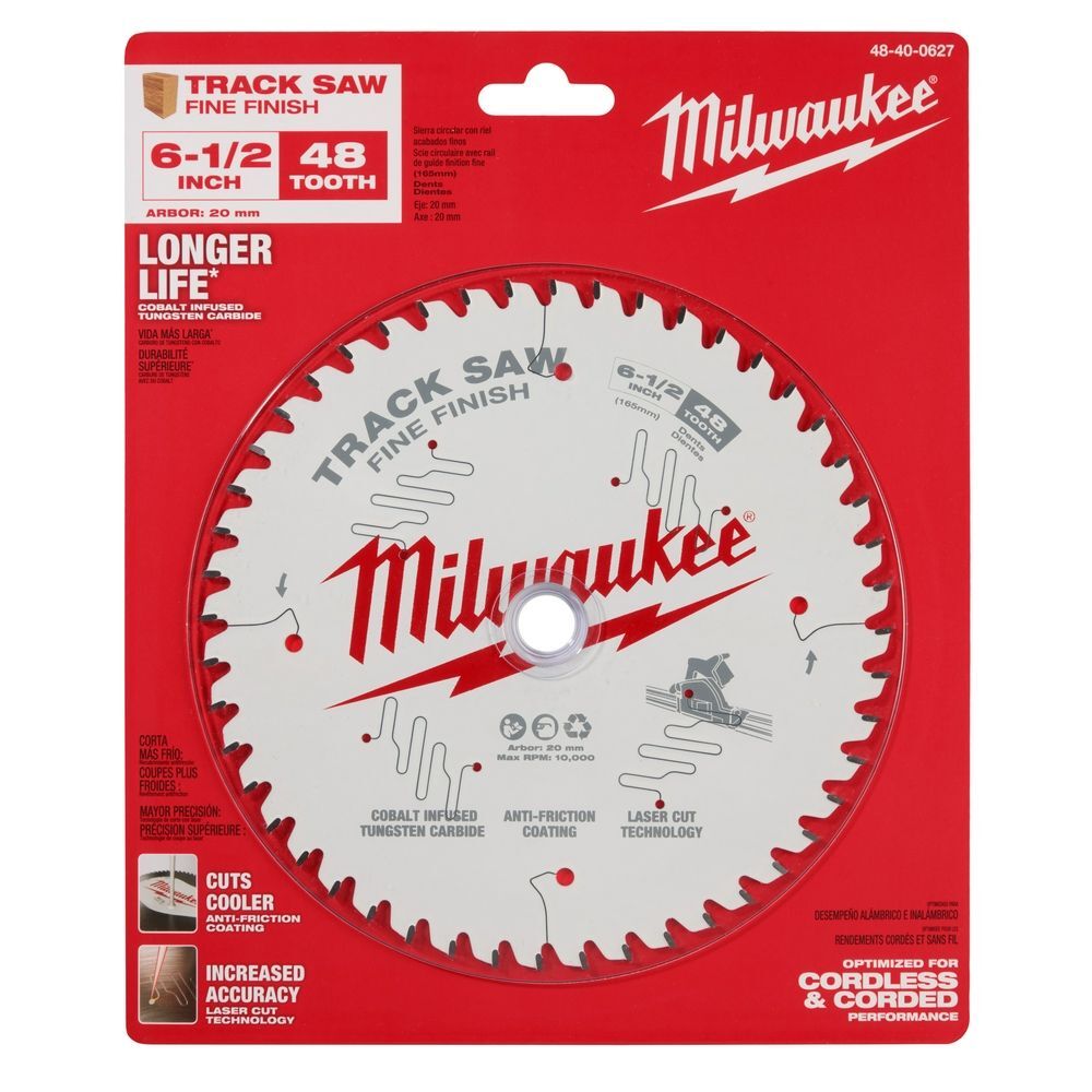 Milwaukee 6-1/2-In 48-T Fine Finish Track Saw Blade