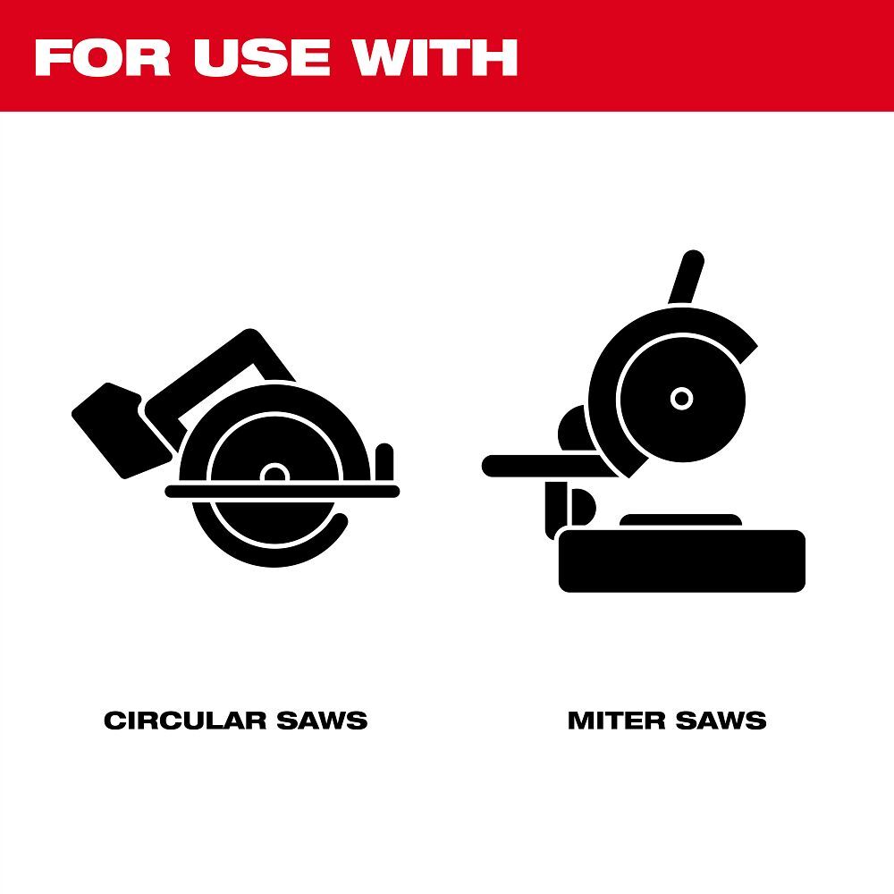 Milwaukee Framing Blade Circular Saw, 24T, 7 1/4-In