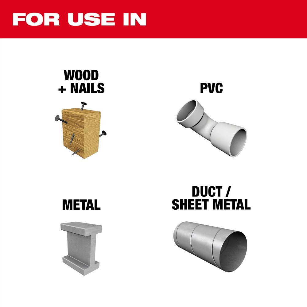 Milwaukee Multi-Material U-Shank Bi-Metal Jig Saw Blade, 10 TPI, 4 1/8-In, 5-Pk