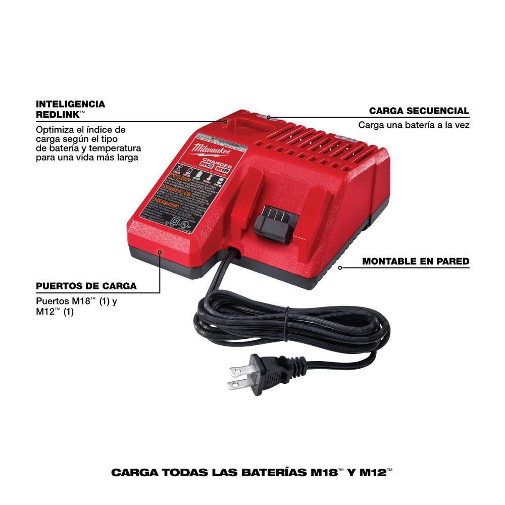 Milwaukee M18 & M12 Rapid Charger