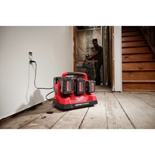 Milwaukee M18 PACKOUT Six Bay Rapid Charger