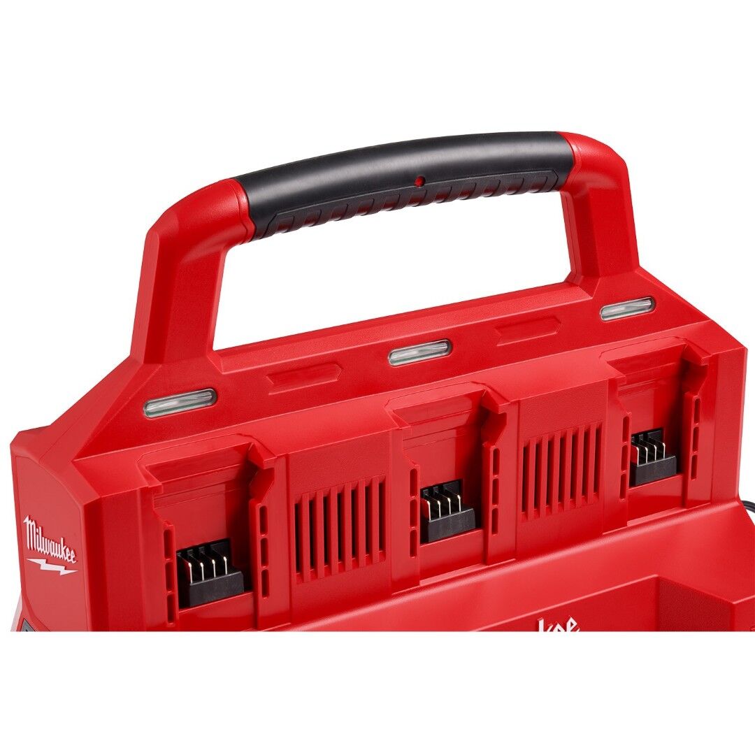 Milwaukee M18 Six Bay Rapid Charger with PACKOUT Compatibility