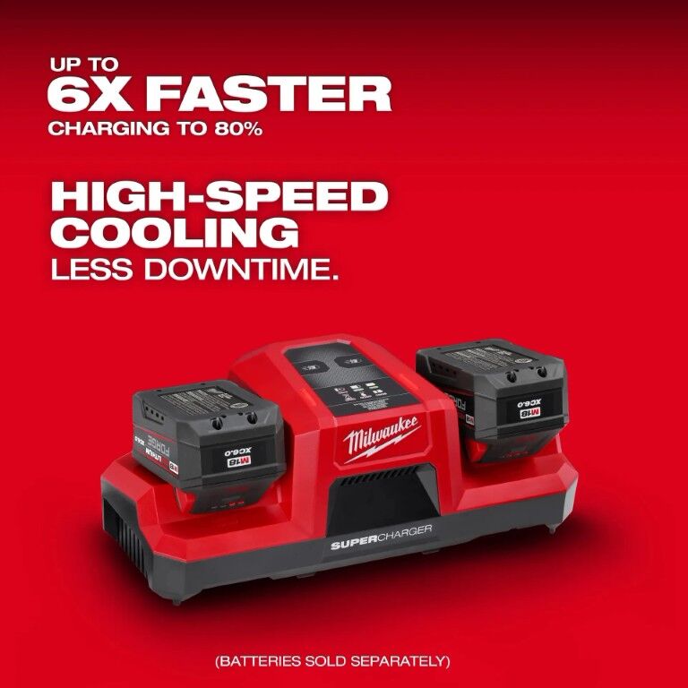 Milwaukee M18 Dual Bay Simultaneous Super Charger