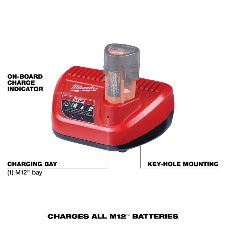 Milwaukee M12 Lithium-Ion Battery Charger