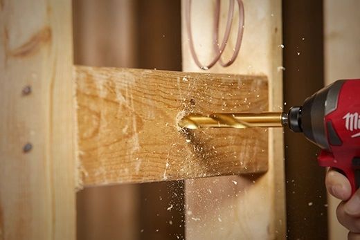 Milwaukee Shockwave Impact Duty Red Helix Titanium Drill Bit Set, 15-Pk