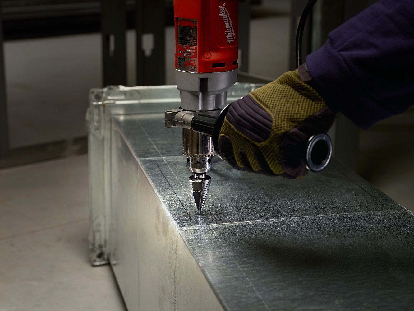 Milwaukee Step Drill Bit, #4, 3/16-In - 7/8-In