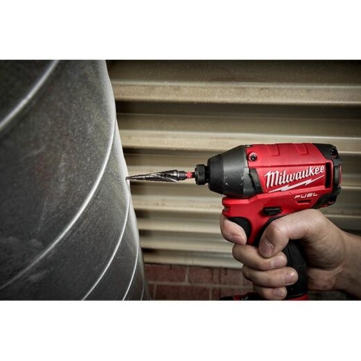 Milwaukee Shockwave Impact Duty Step Drill Bit, #9, 7/8-In - 1 1/8-In