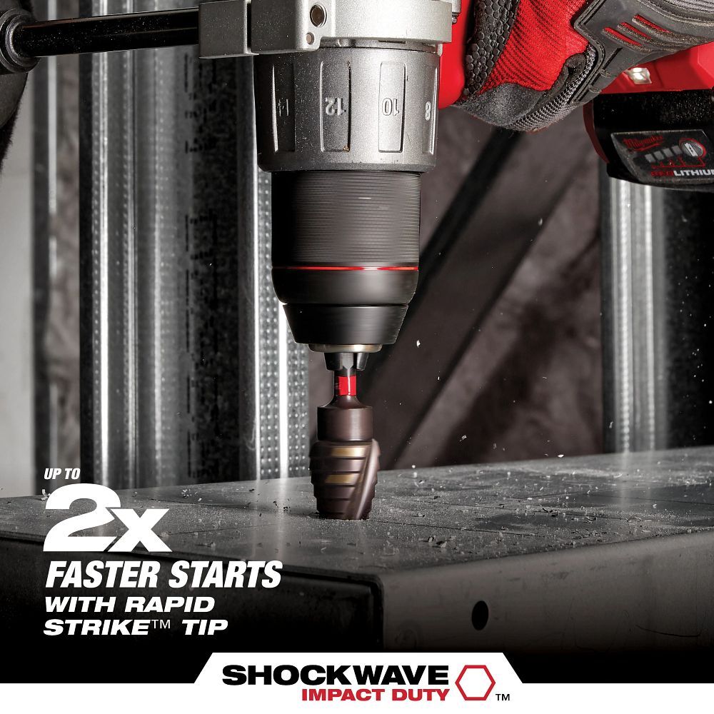 Milwaukee Shockwave Impact Duty Step Drill Bit Set, 3-Pc