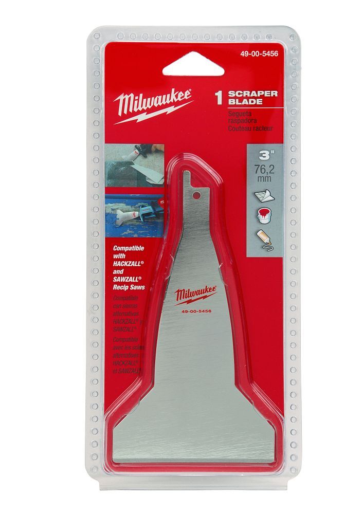 Milwaukee Sawzall Scraper Blade, 3-In