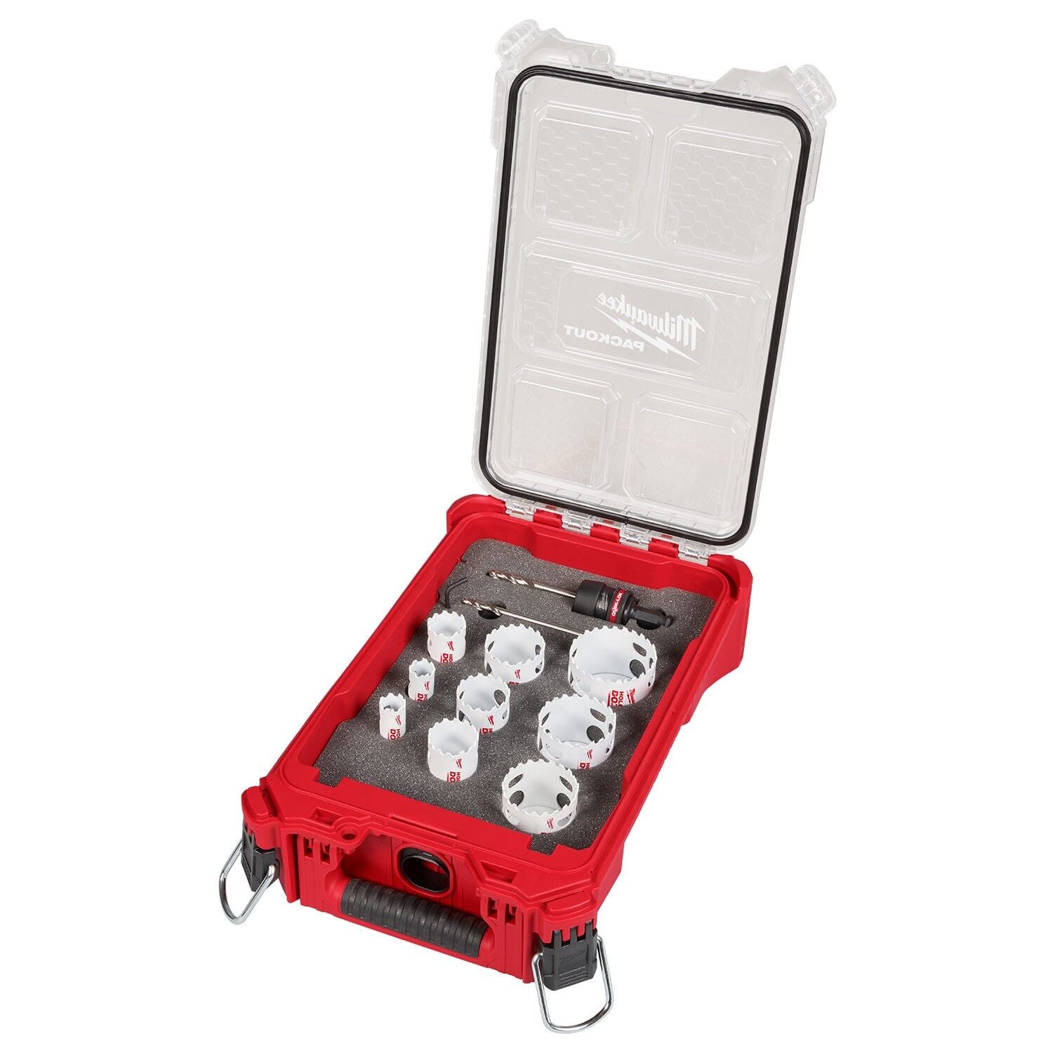 Milwaukee Quik-Lok Hole Dozer Bi-Metal Kit With Packout Compact Organizer, 12 Piece