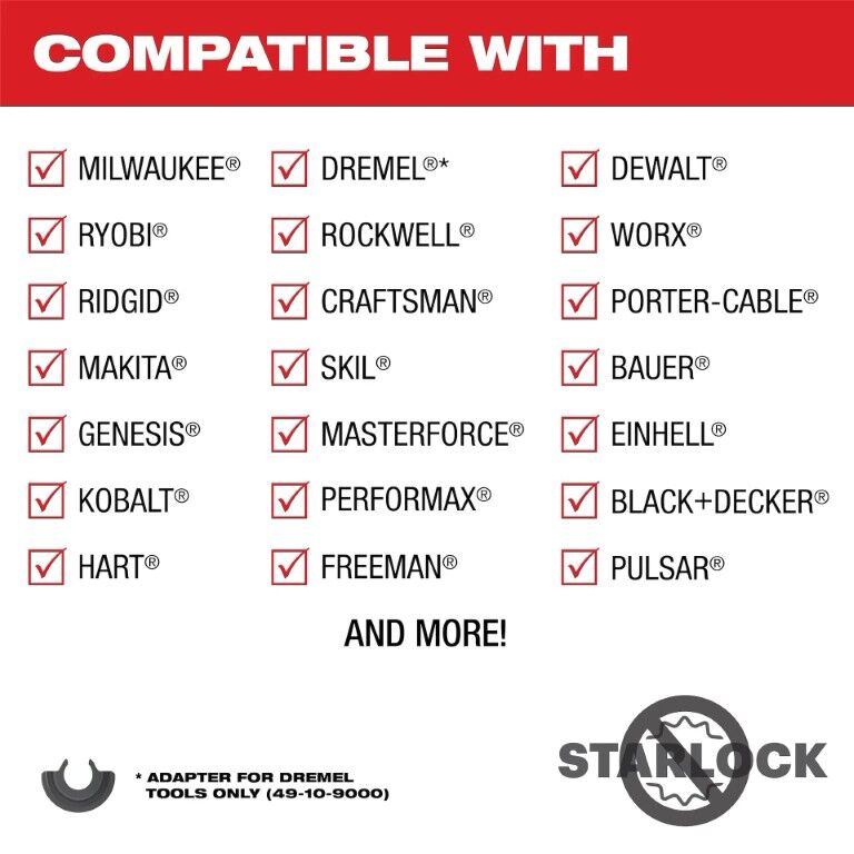 Milwaukee Open-Lok Oscillating HCS Wood Universal Fit Blade, 1 3/8-In