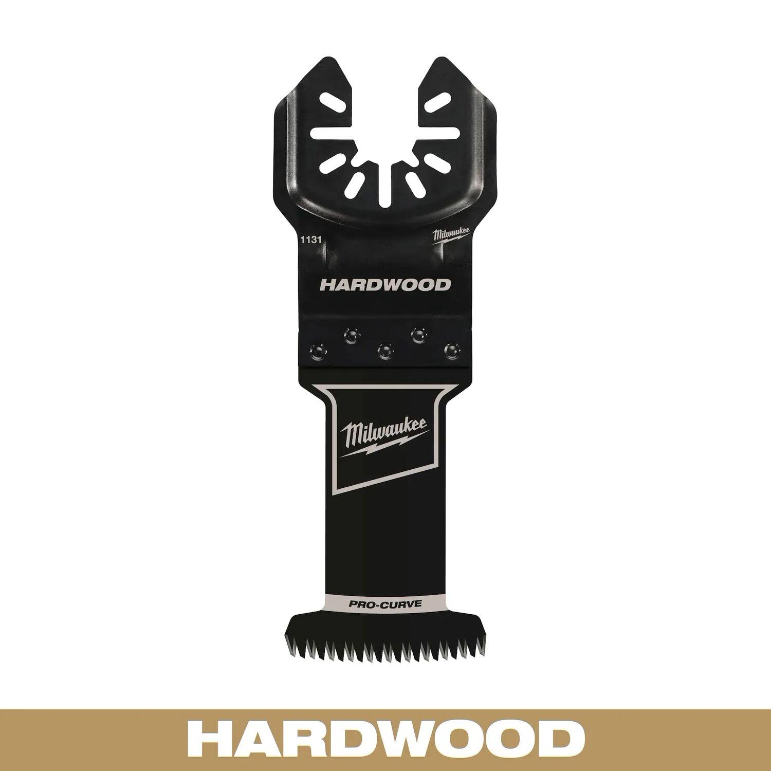 Milwaukee Open-Lok Oscillating HCS Precision Tooth Hardwood Universal Fit Blade, 1 3/8-In