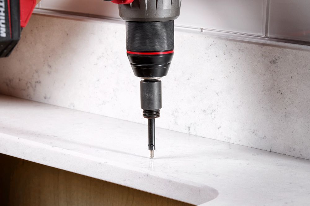 Milwaukee Large Hole Saw Arbor With Retractable Starter Bit, 3/8-In