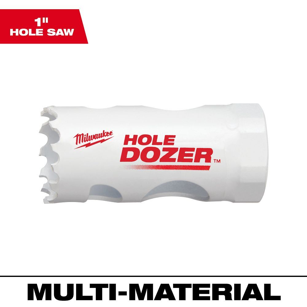 Milwaukee Hole Dozer Bi-Metal Cup Hole Saw, 1-In