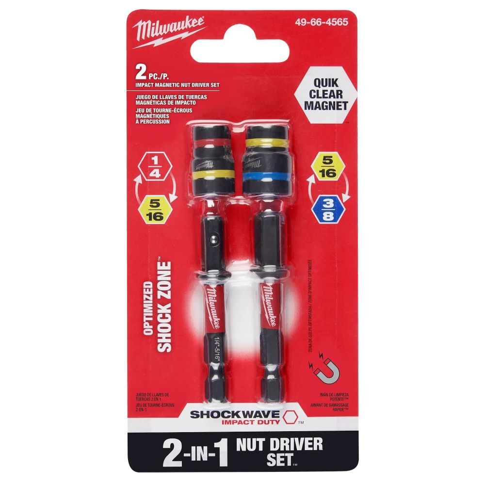 リカルド2 Milwaukee Shockwave Impact Duty Quick-Clear 2-In-1 Magnetic
