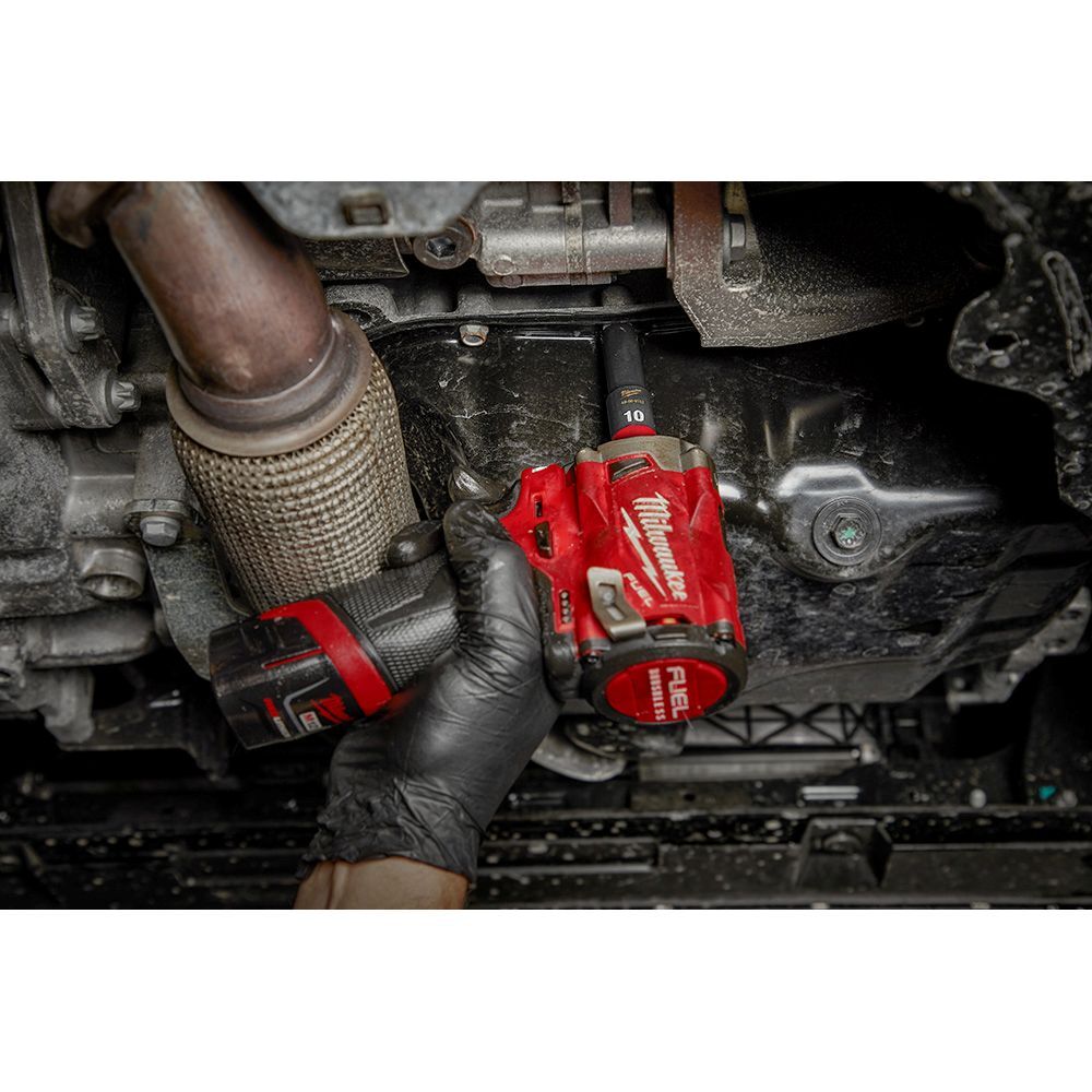 Milwaukee SHOCKWAVE Impact Duty 3/8-In Drive 10-mm Deep 6 Point Socket