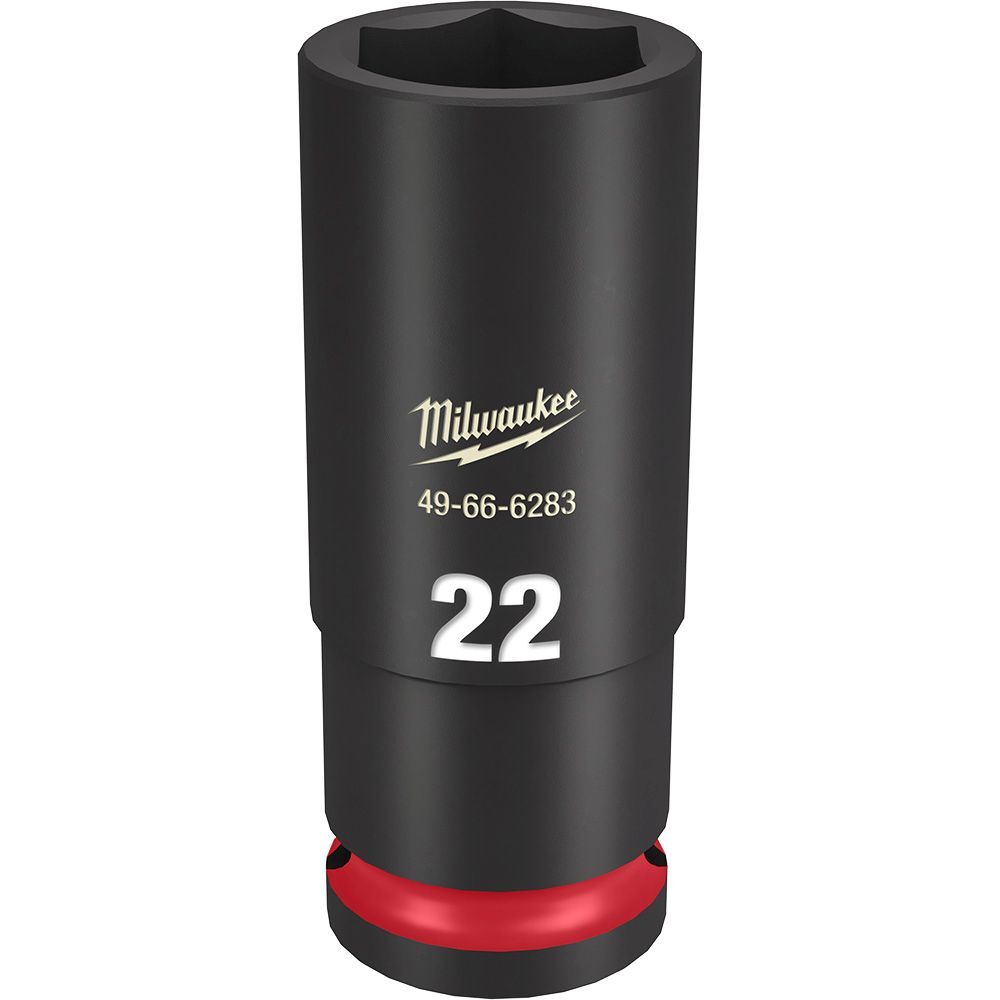 Milwaukee SHOCKWAVE Impact Duty 1/2-In Drive 22-mm Deep 6 Point