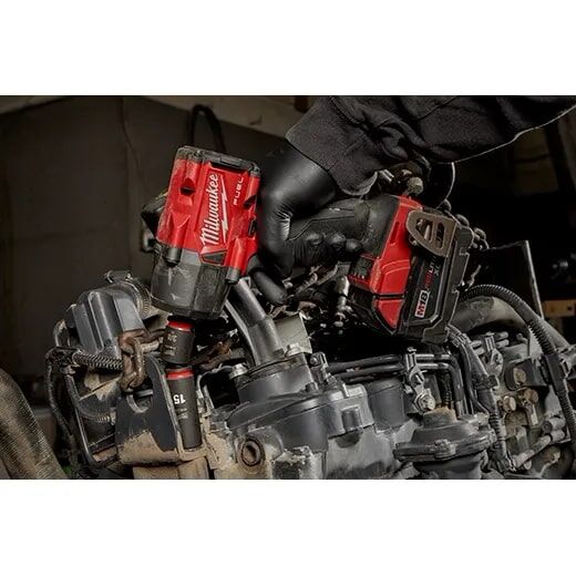 Milwaukee SHOCKWAVE Impact Duty 3/8-In Drive SAE Deep 6 Point Socket Set, 12-Pc