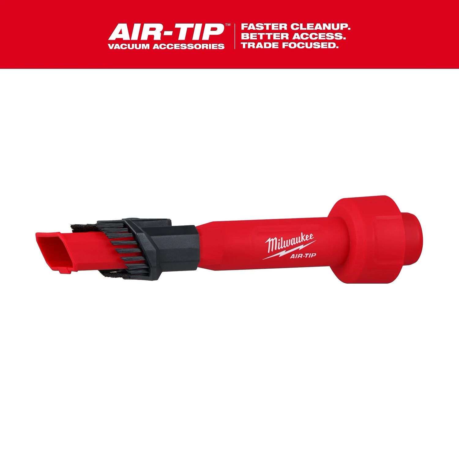 Milwaukee Air-Tip 2-In-1 Vacuum Utility Brush Tool